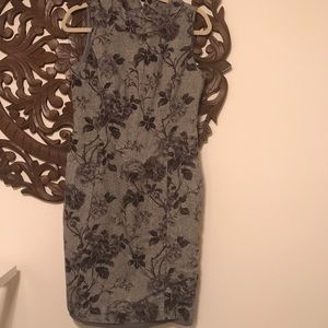 Talbots wool floral dress size 10 petite